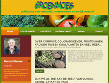 Tablet Screenshot of groenmoes.nl